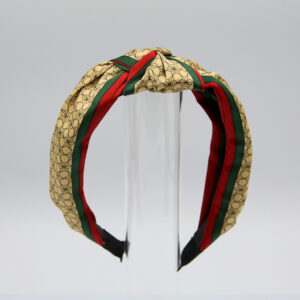 Gucci-inspired Style Gold Star Print Fabric Headband