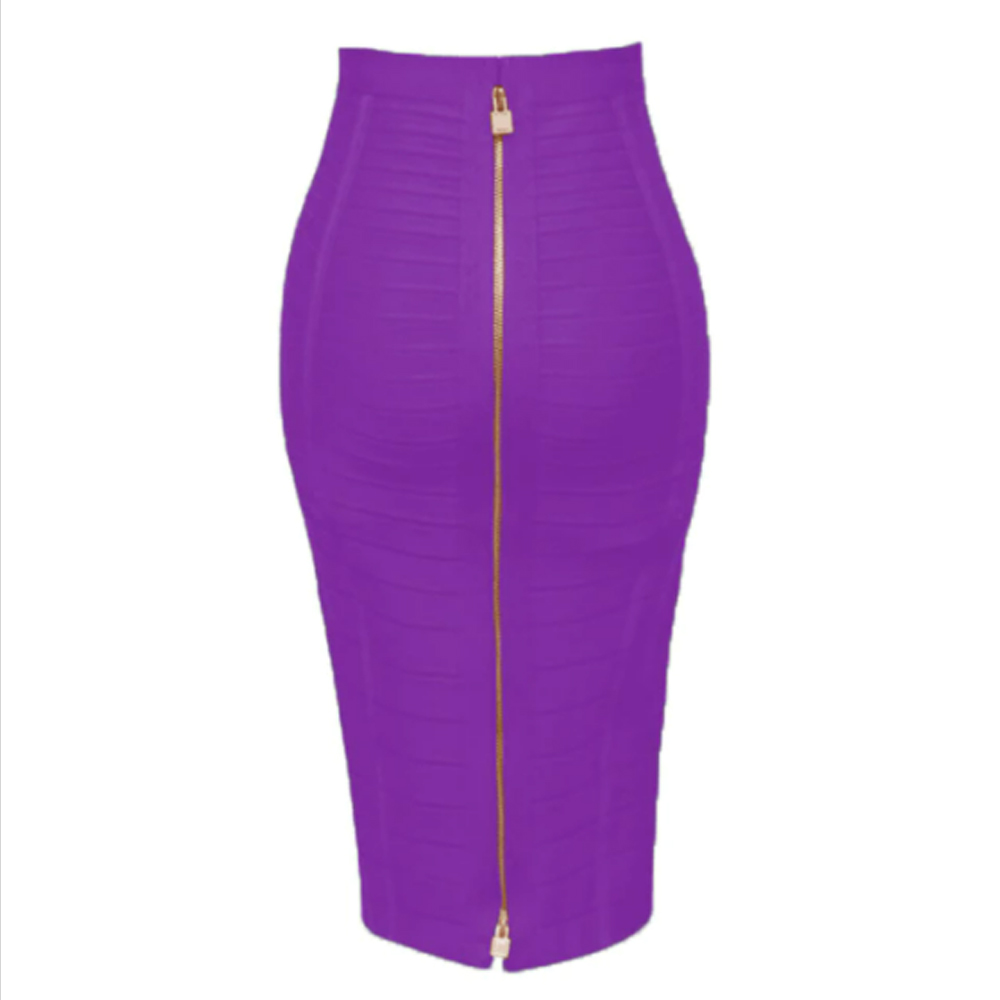 Purple Bandage Skirt - Le Sheek Christys